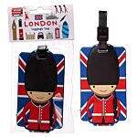 Fun Novelty Union Flag London Guardsman Luggage Tag