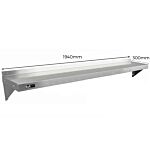 2 X Kukoo Stainless Steel Shelves 1940mm X 300mm