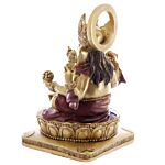 Decorative Gold And Red 14cm Ganesh Statue