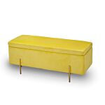 Lola Storage Ottoman Mustard