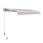 Outsunny 2.95lx2.5m Retractable Manual/electric Awning