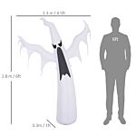 Homcom Next Day Delivery Scary Ghost Inflatable Halloween Scary Ghost Outdoor Decoration With Led Lights 1.2m
