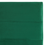 Upholstered Bed Frame Green Velvet Eu Super King Size 6ft 180 X 200 Cm Green Headboard Silver Leg Glam Beliani