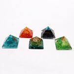 Orgonite Pyramid 3cm Gem Chips And Copper