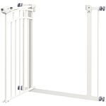 Pawhut Pressure Fit Stair Gate, Dog Gate W/ Auto Closing Door, For Small, Medium Dog, Easy Installation, For 74-80cm Opening