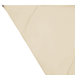 Outdoor Garden Patio Shade Sail Canopy Sunscreen Triangle 3x3x3m Water Uv Resistant Beige Beliani