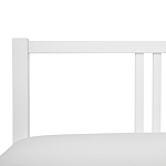 Bed Frame White Pine Wood Eu Super King Size 6ft Slatted Base Modern Beliani