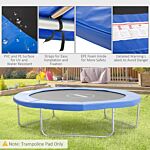 Homcom 10ft Trampoline Surround Safety Foam Pad