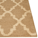 Area Rug Beige Jute 200 X 300 Cm Braided Handmade Natural Boho Style Textile Beliani