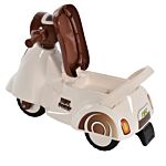 Homcom Toddlers Musical Plastic Push Tricycle White/brown