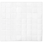 Duvet White Japara Cotton Cover Microfibre Filling Double Size 200 X 220 Cm All-season Quilted Machine Washable Beliani