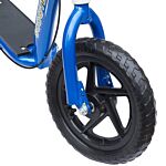 Homcom Teen Push Scooter Kids Children Stunt Scooter Bike Bicycle Ride On 12" Eva Tyres, Blue