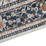 Area Rug Beige And Blue Polypropylene Polyester 160 X 230 Cm Oriental Vintage Pattern Living Room Accessories Beliani