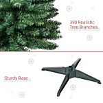 Homcom 1.8m Artificial Christmas Tree Pine Tree W/plastic Stand-green