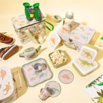 Desert Dino Lunch Boxes - Set Of 3