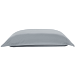 Large Bean Bag Light Grey Lounger Zip Giant Beanbag Beliani