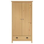 Vidaxl 2-door Wardrobe Hill 89x50x170 Cm Solid Pine Wood