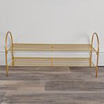 Gold Shoe Rack