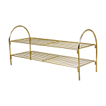 Gold Shoe Rack