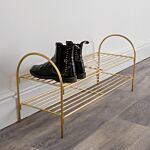 Gold Shoe Rack