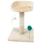 Chair Style Cat Tree - Beige