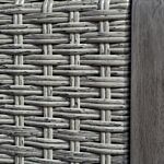 Alderley Rattan Storage Bench - Grey