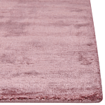 Area Rug Pink Viscose 160 X 230 Cm Tufted Low Pile Modern Beliani