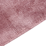 Area Rug Pink Viscose 160 X 230 Cm Tufted Low Pile Modern Beliani