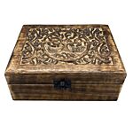 Large Wooden Keepsake Box 20x15x7.5cm - Tree Of Life