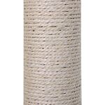 Pawhut Cat Tree Cat Scratching Post 2-tier Sisal Rope Scratching Post W/ Dangle Toy Beige