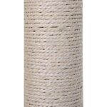 Pawhut Cat Tree Cat Scratching Post 2-tier Sisal Rope Scratching Post W/ Dangle Toy Beige