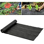 Outsunny 2x50m Gardener Premium Weed Barrier Landscape Fabric Durable & Heavy-duty Weed Block Gardening Mat, Easy Setup & Superior Weed Control