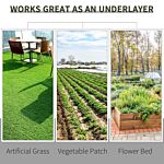 Outsunny 2x50m Gardener Premium Weed Barrier Landscape Fabric Durable & Heavy-duty Weed Block Gardening Mat, Easy Setup & Superior Weed Control