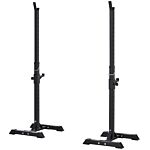 Homcom Heavy Duty Weights Bar Barbell Squat Stand Stands Barbell Rack Spotter Gym Fitness Power Rack Holder Bench New