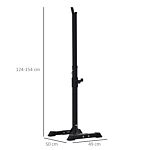 Homcom Heavy Duty Weights Bar Barbell Squat Stand Stands Barbell Rack Spotter Gym Fitness Power Rack Holder Bench New