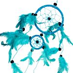 Bali Dreamcatchers - Medium Round - Turq/pink/purp