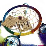 Bali Dreamcatchers - Medium Round - Turq/pink/purp