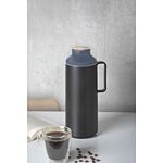 Tramontina Thermal Flask With Cup Lid, Interior Glass Container, Black, 1.0l