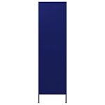 Vidaxl Wardrobe Navy Blue 90x50x180 Cm Steel