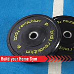 Body Revolution Olympic Bumper Plates (black) 15 Kg Pair