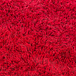 Shaggy Area Rug High-pile Carpet Solid Red Polyester Rectangular 200 X 300 Cm Beliani