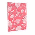 Cotton Bound Notebooks 20x15cm - 96 Pages - Pink Floral