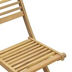 Vidaxl Folding Garden Chairs 8 Pcs 48.5x61.5x87 Cm Solid Wood Acacia