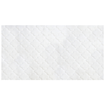 Faux Rabbit Fur Rug White Artificial Polyester Fur 80 X 150 Cm Soft Shaggy High Pile Trellis Pattern Rug Beliani