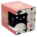 Novelty Upside Down Ceramic Mug - Feline Farm Cat