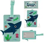 Fun Pvc Luggage Tag - Shark Design