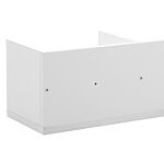 Homcom Wall Mount 84 Cd / 56 Dvd/blu-ray/ Media Storage Rack 4 Cubes Wooden Shelf Organizer Unit Bookcase Display (white)