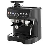 Homcom 15 Bar Coffee Machine, With Adjustable Grind, Steamer And Accessories