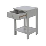 Painted Grey Shaker, 1 Drawer Petite Bedside Cabinet