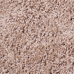 Area Rug Shaggy Beige With Cotton 80 X 150 Cm Rectangular Tufted Shag Pile Beliani